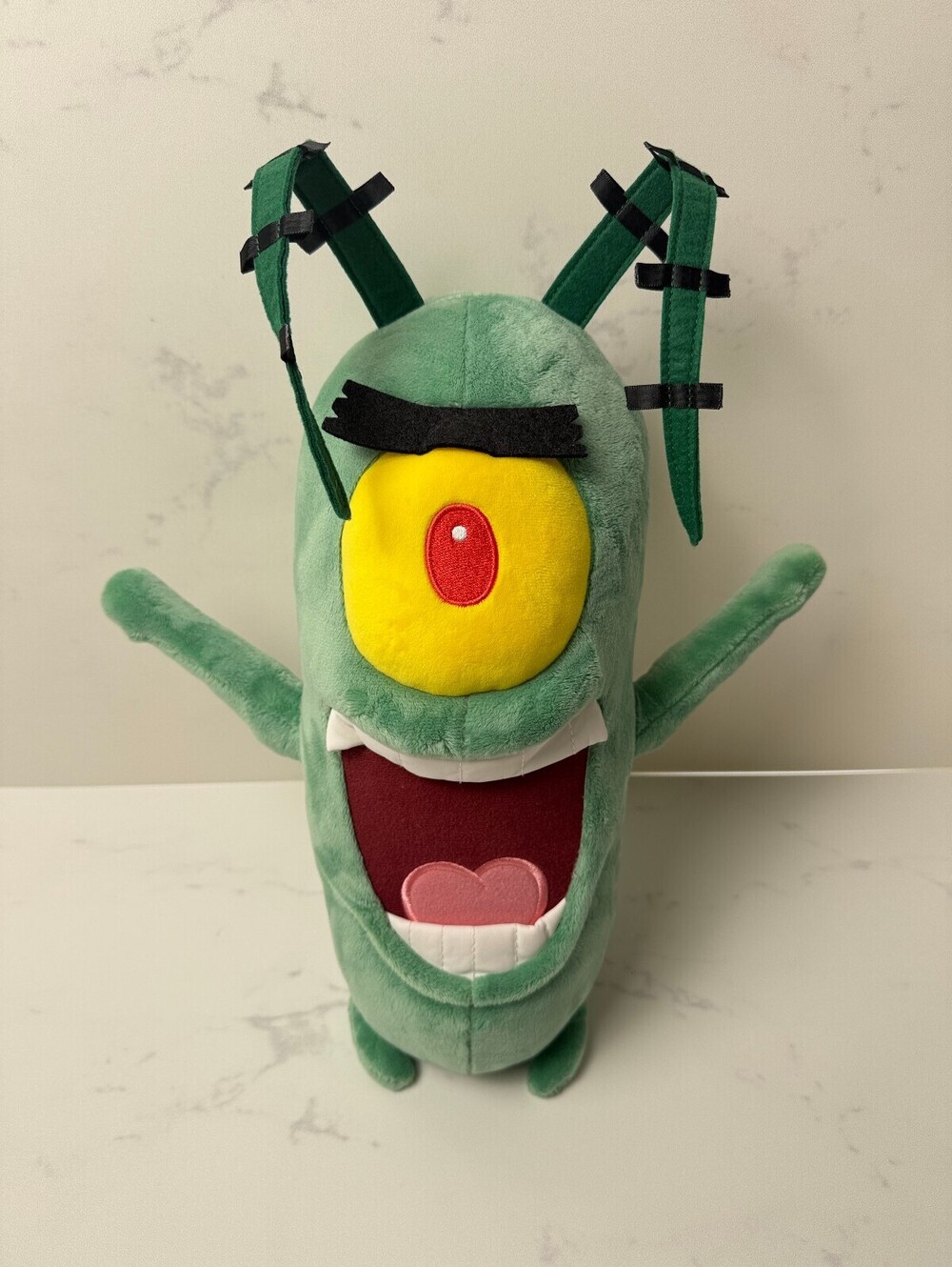 Universal Studios Sponge Bob Plankton Plush Toy Green 2010s